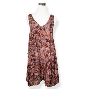 Silence + Noise UO Snake Python Print Swing Dress Size Medium